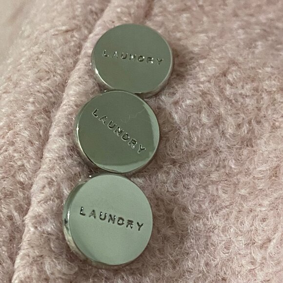 Laundry by Shelli Segal Womens Coat S Pink Classic Stylish Romantic Girly Blush - Picture 6 of 9